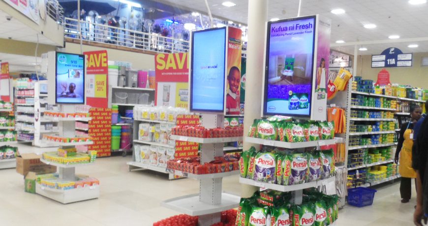 Instore Advertising Inside Naivas Supermarket